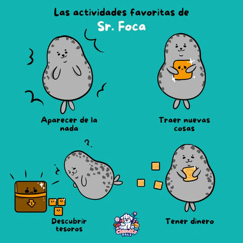 Las actividades favoritas del Sr. Foca.